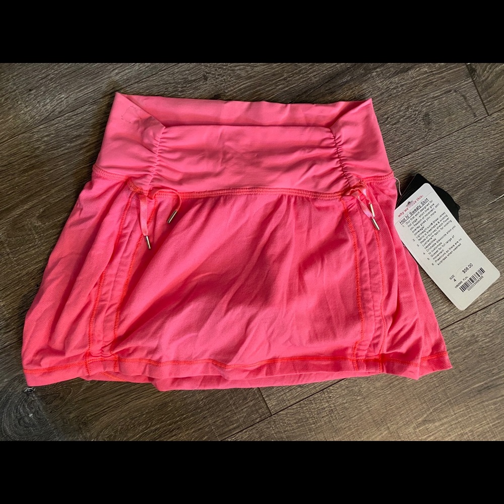 Lululemon PINK Hot N’ Sweaty Skirt